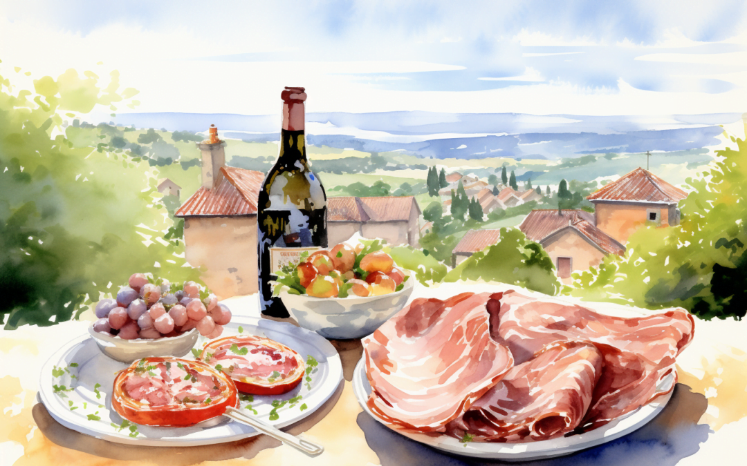 Parcours autour du jambon